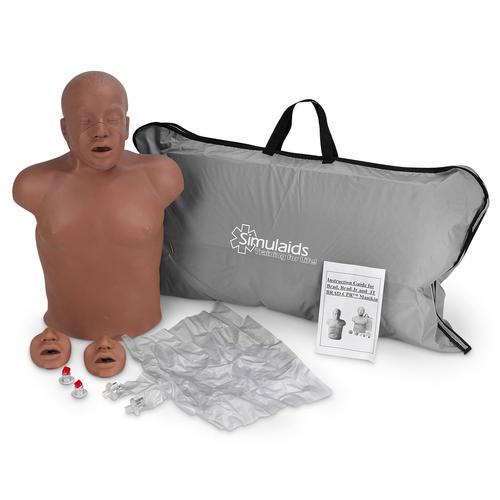 Paul™ Compact CPR Training Manikin - dark skin, 1020261, BLS Adult