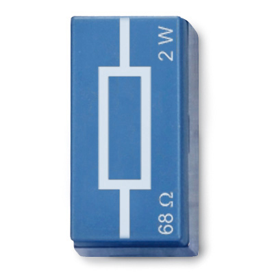 Linear Resistor, 68 Ohm, 1012909 [U333017], Plug-In Component System