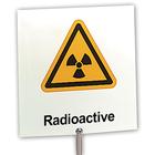 Warning Notice: Radioactive, 1000919 [U8483218], Health and Safety for the Workplace